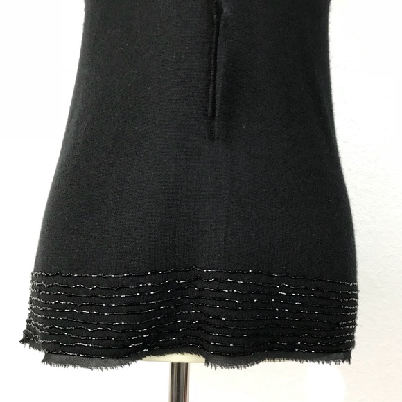 J. Crew Frayed Edge Beaded Hem Tank Top T173 - Picture 5 of 8